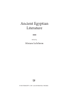 Miriam Lichtheim Ancient Egyptian Literature.pdf - Dirzon